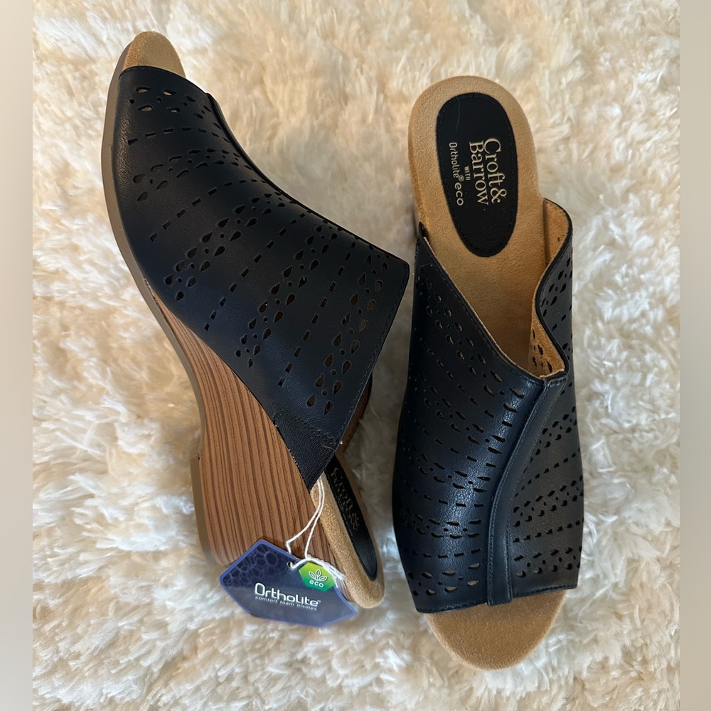Croft & Barrow Ortholite Wedges NWT